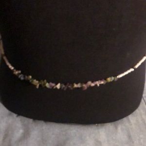 Green with tiger bone beads stone Belly beads